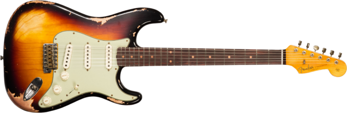 Fender Custom Shop 1962 Stratocaster #CZ580826 - Heavy relic 3-color sunburst