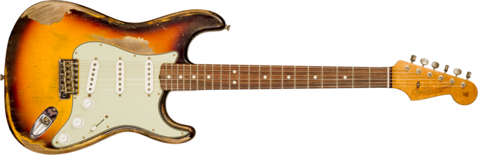 Fender Custom Shop 1963 Stratocaster Masterbuilt Greg Fessler #R125321 - Relic 3-color sunburst