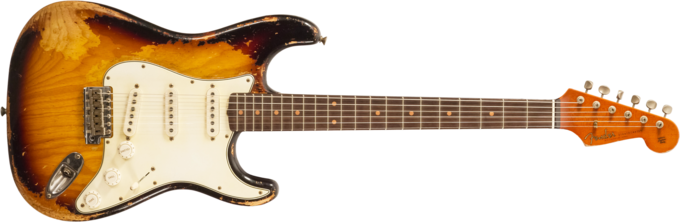 Fender Custom Shop Stratocaster 60's Masterbuilt Levi Perry #R132309 - Heavy relic 2-color sunburst