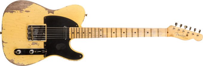 Fender Custom Shop 1953 Telecaster #R136595 - Heavy relic nocaster blonde