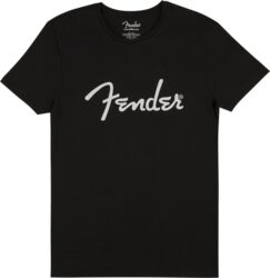 T-shirt Fender Spaghetti Logo - Black - S