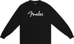T-shirt Fender Spaghetti Logo Long-Sleeve - Black - S