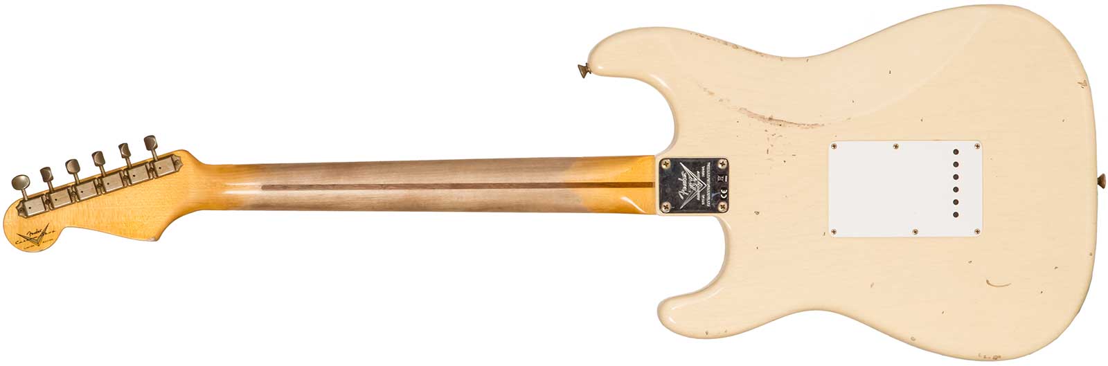 Fender Custom Shop Strat 1954 70th Anniv. 3s Trem Mn #xn4382 - Relic Vintage Blonde - Guitare Électrique Forme Str - Variation 1