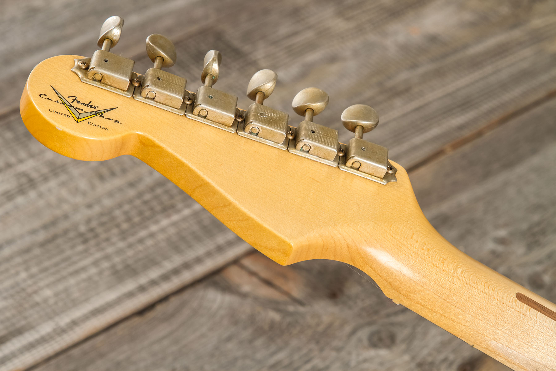 Fender Custom Shop Strat 1954 70th Anniv. 3s Trem Mn #xn4912 - Journeyman Relic Vintage Blonde - Guitare Électrique Forme Str - Variation 12