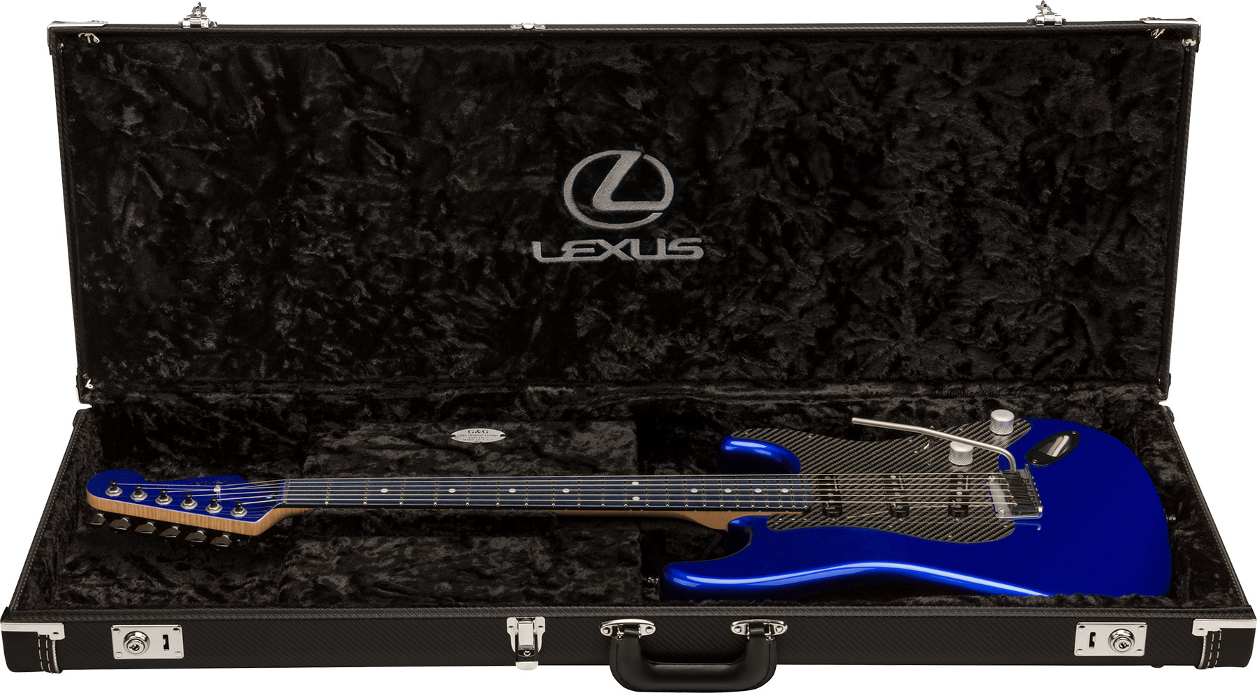 Fender Custom Shop Strat Lexus Lc Ltd 3s Trem Ric #vinlc058 - Structural Blue - Guitare Électrique Forme Str - Variation 4