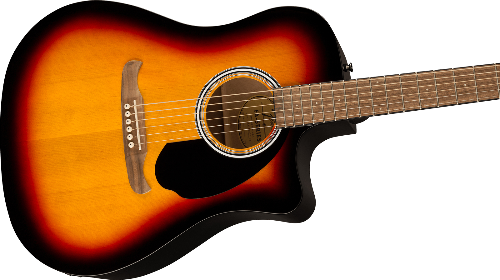 Fender Fa125ce Alternative Dreadnought Cw Epicea Acajou Wal - Sunburst - Guitare Folk - Variation 2