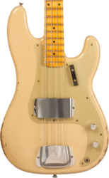 Basse électrique solid body Fender Custom Shop 1958 Precision Bass #CZ578480 - Relic aged desert sand