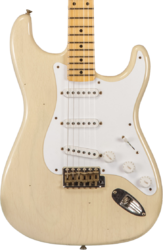 Guitare électrique forme str Fender Custom Shop 70th Anniversary 1954 Stratocaster #XN4912 - Journeyman relic vintage blonde