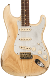 Guitare électrique forme str Fender Custom Shop 1956 Stratocaster #R134776 - Relic natural blonde