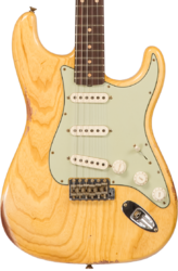 Guitare électrique forme str Fender Custom Shop 1959 Stratocaster #R133843 - Relic antique natural