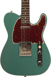 Guitare électrique forme tel Fender Custom Shop 1959 Telecaster Custom #R146032 - Time capsule sherwood metallic