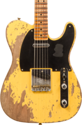 Guitare électrique forme tel Fender Custom Shop 1951 Nocaster #R135083 - Super heavy relic nocaster blonde