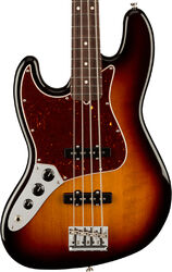 Basse électrique solid body Fender American Professional II Jazz Bass Gaucher (USA, RW) - 3-Color Sunburst