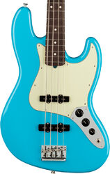 Basse électrique solid body Fender American Professional II Jazz Bass (USA, RW) - Miami Blue