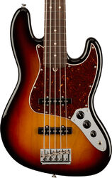 Basse électrique solid body Fender American Professional II Jazz Bass V (USA, RW) - 3-Color Sunburst