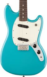 Guitare électrique rétro rock Fender Player II Mustang (MEX, RW) - Aquatone blue