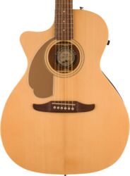 Guitare folk Fender Newporter Player Gaucher - Natural