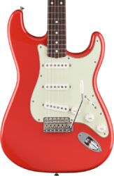 Guitare électrique forme str Fender Vintera II '60s Stratocaster Ltd (MEX, RW) - Fiesta red