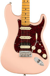 Guitare électrique forme str Fender American Professional II Stratocaster HSS Ltd (USA, MN) - shell pink