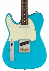 Guitare électrique gaucher Fender American Professional II Telecaster Gaucher (USA, RW) - Miami Blue