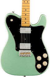 Guitare électrique forme tel Fender American Professional II Telecaster Deluxe (USA, MN) - Mystic Surf Green