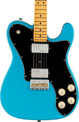 Guitare électrique forme tel Fender American Professional II Telecaster Deluxe (USA, MN) - Miami Blue