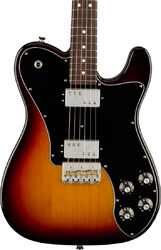 Guitare électrique forme tel Fender American Professional II Telecaster Deluxe (USA, RW) - 3-Color Sunburst