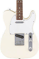 Guitare électrique forme tel Fender Standard Telecaster (LAU) - olympic white