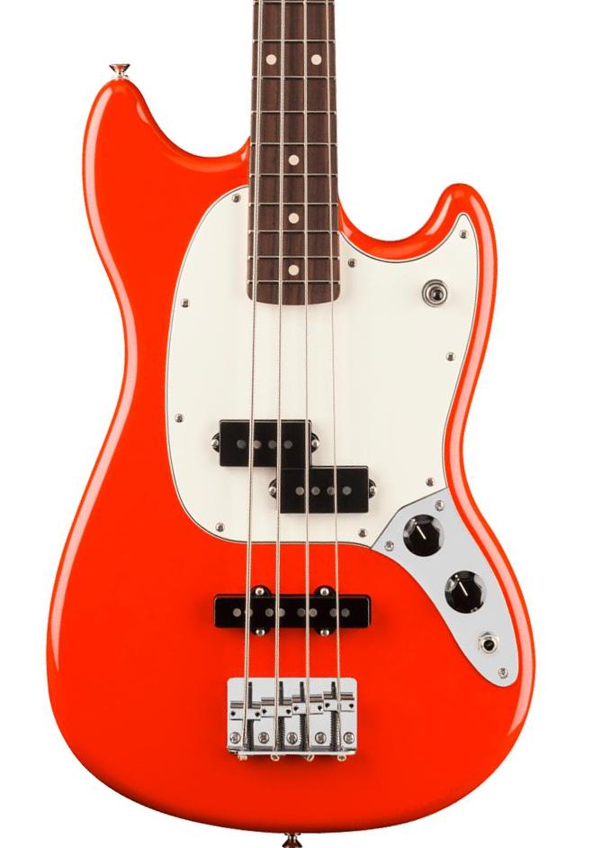 Player II Mustang Bass PJ (MEX, RW) - coral red