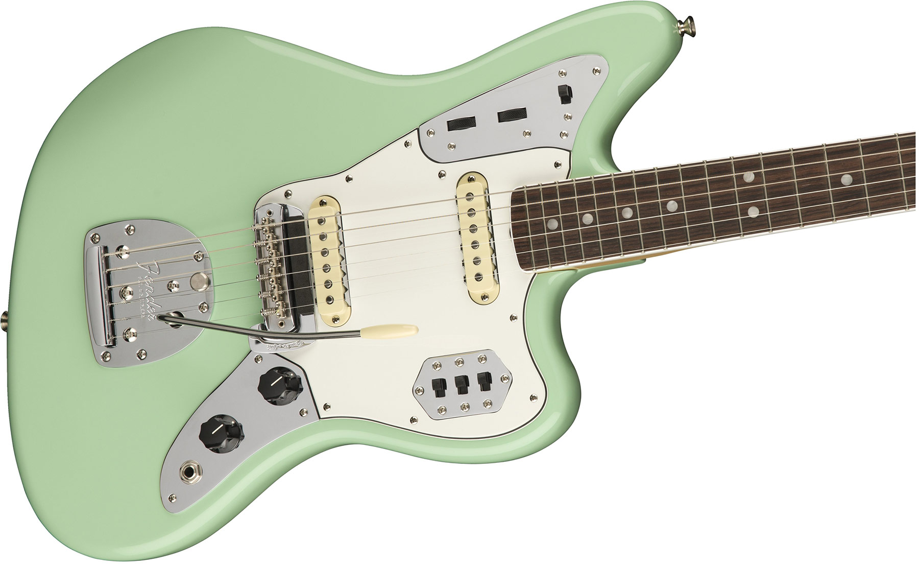 Fender Jaguar '60s American Original Usa Ss Rw - Surf Green - Guitare Électrique RÉtro Rock - Variation 2