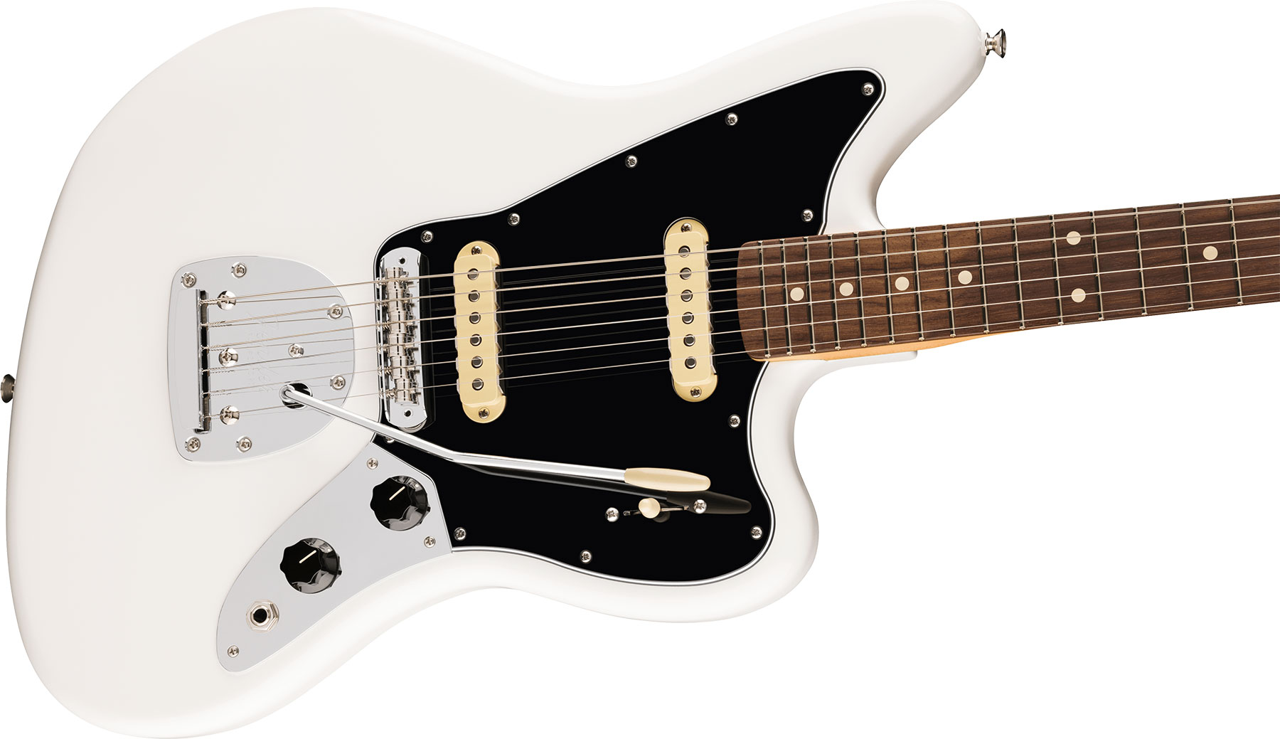 Fender Jaguar Player Ii Mex 2s Trem Rw - Polar White - Guitare Électrique RÉtro Rock - Variation 2