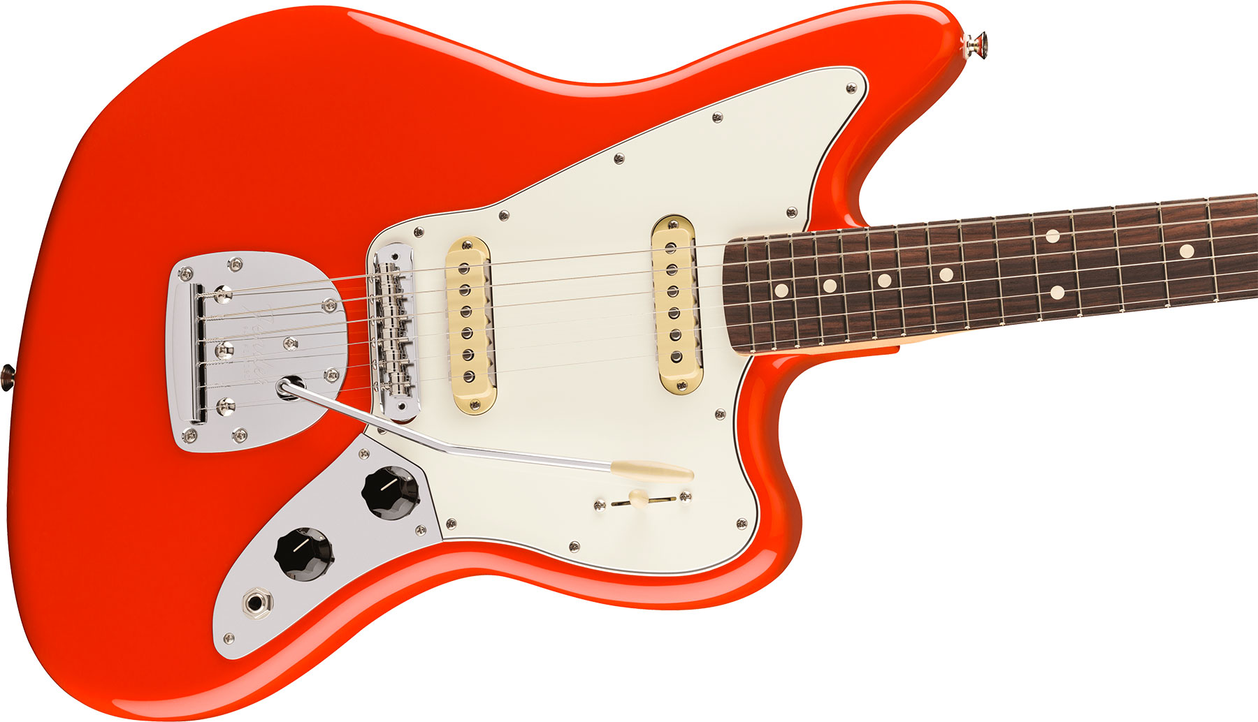 Fender Jaguar Player Ii Mex 2s Trem Rw - Coral Red - Guitare Électrique RÉtro Rock - Variation 2