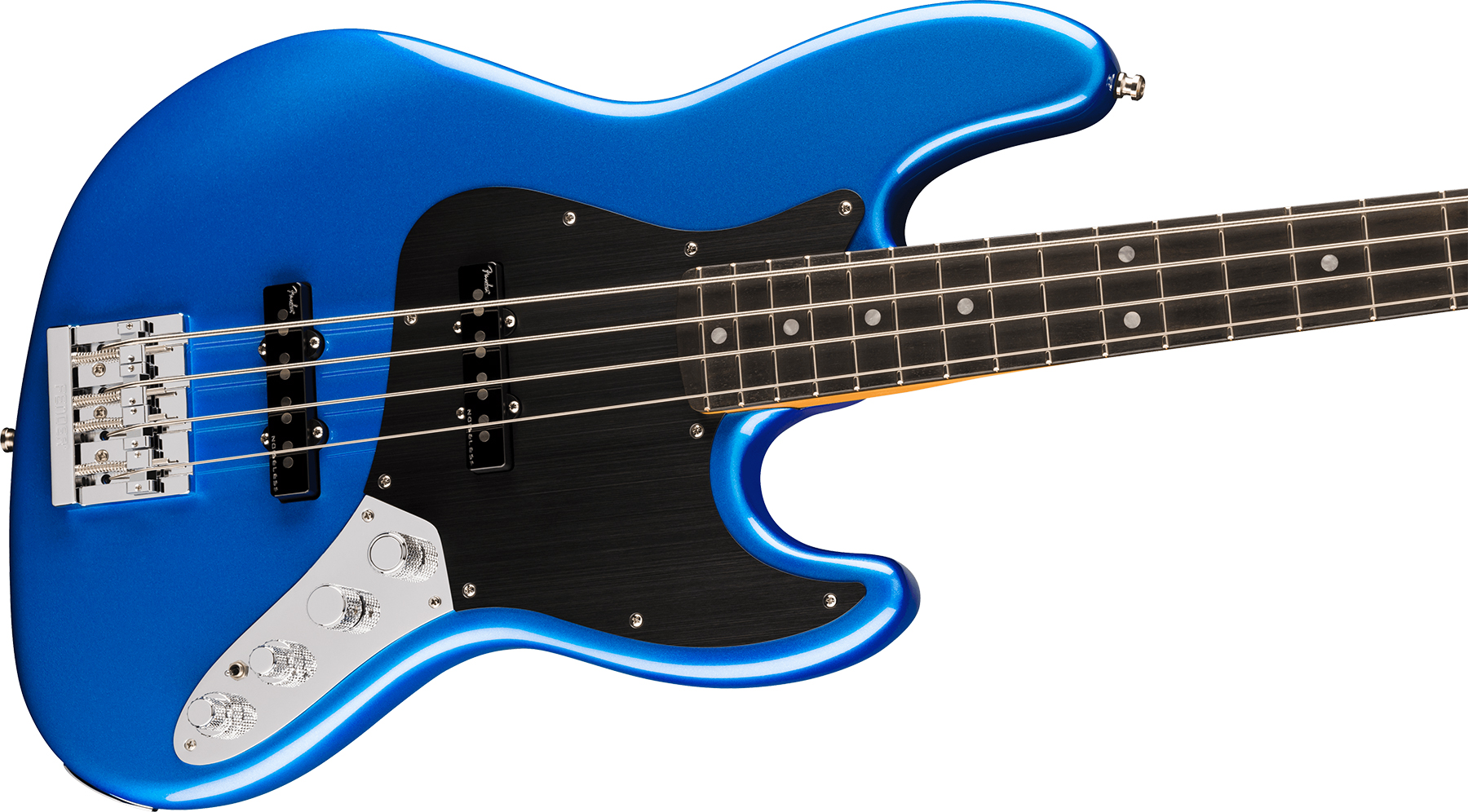 Fender Jazz Bass American Ultra Ii Usa Active Eb - Noble Blue - Basse Électrique Solid Body - Variation 2