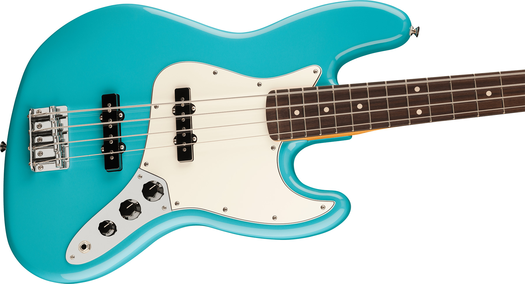 Fender Jazz Bass Player Ii Mex Rw - Aquatone Blue - Basse Électrique Solid Body - Variation 2