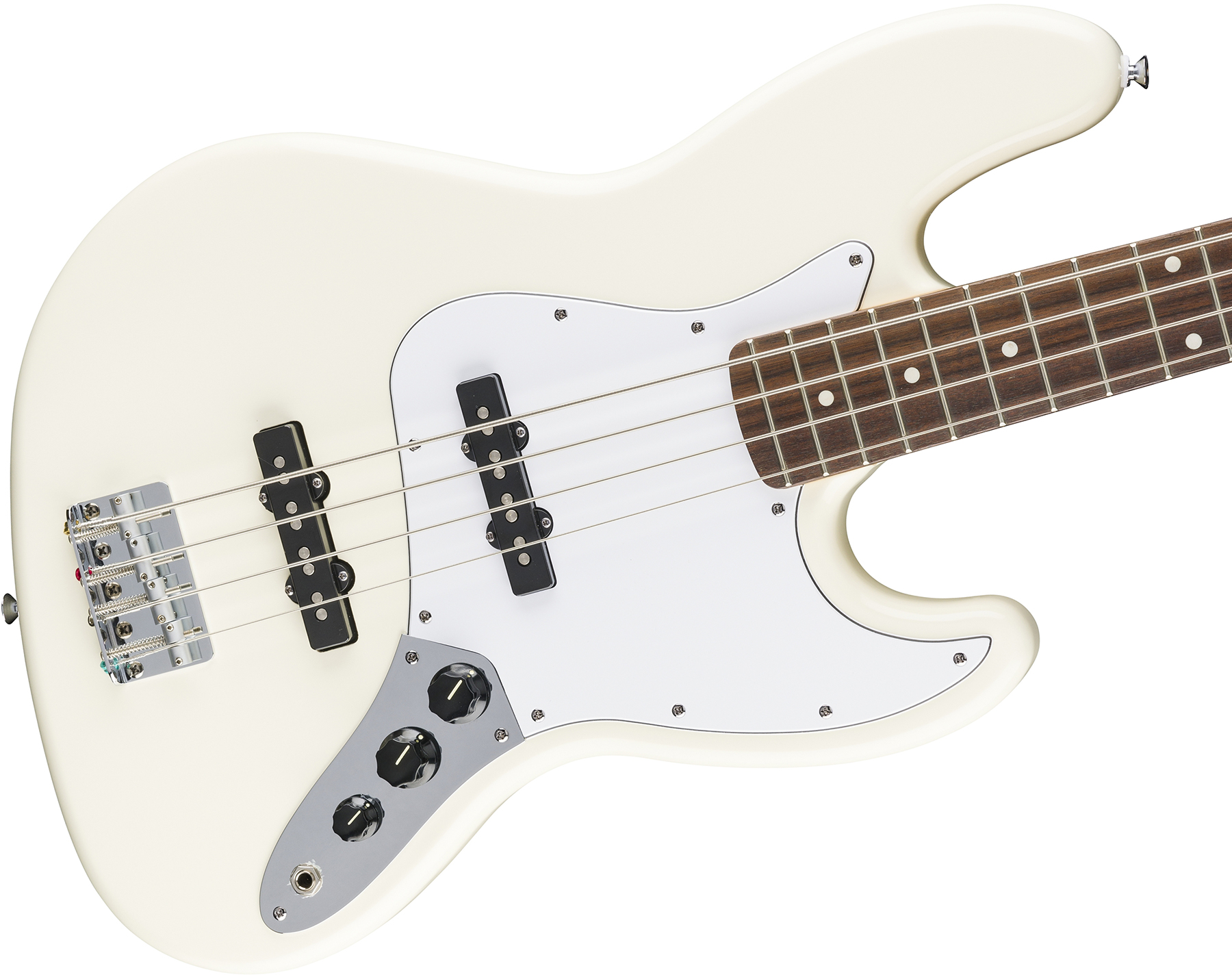 Fender Jazz Bass Standard Mex Lau - Olympic White - Basse Électrique Solid Body - Variation 2