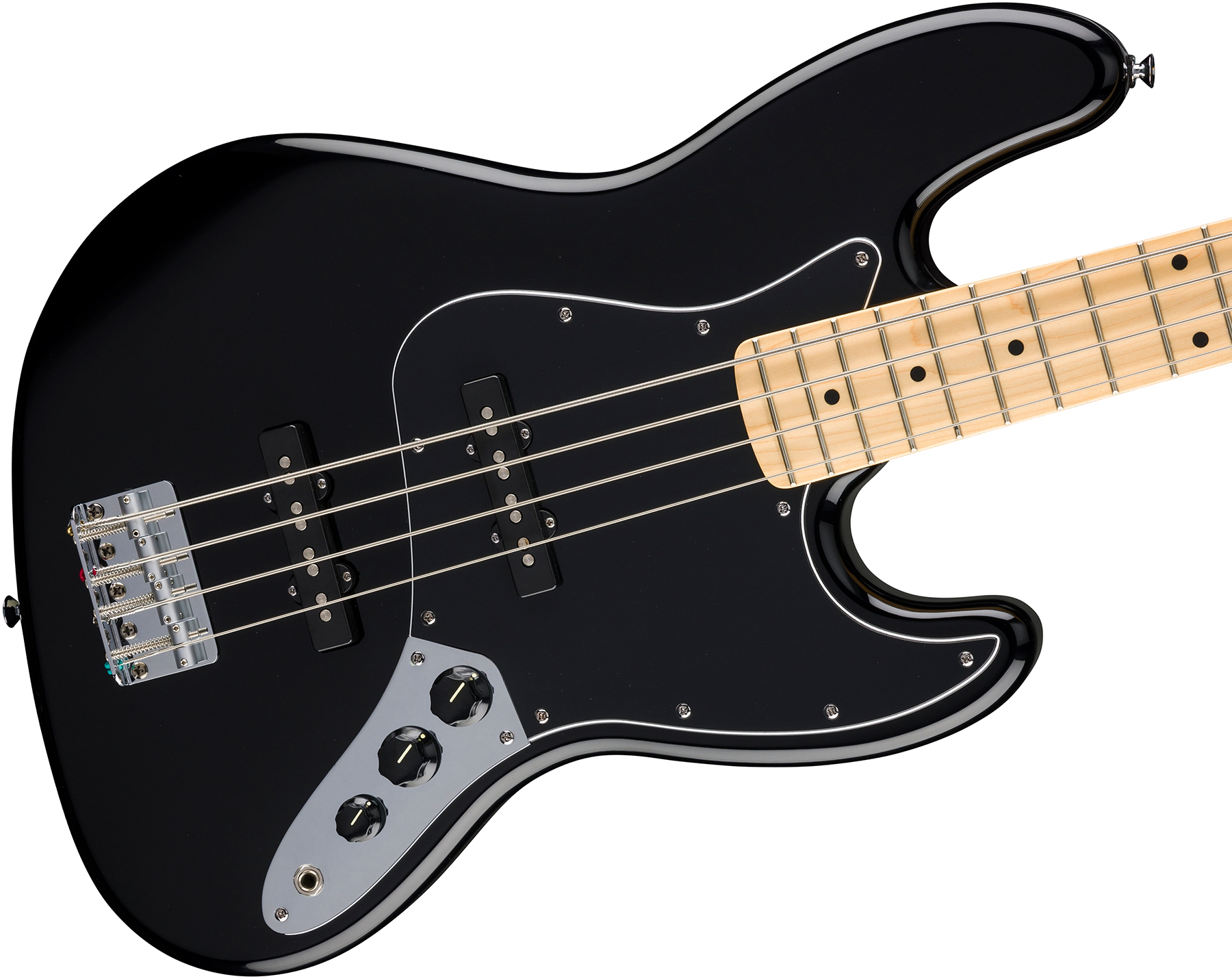 Fender Jazz Bass Standard Mex Mn - Black - Basse Électrique Solid Body - Variation 2