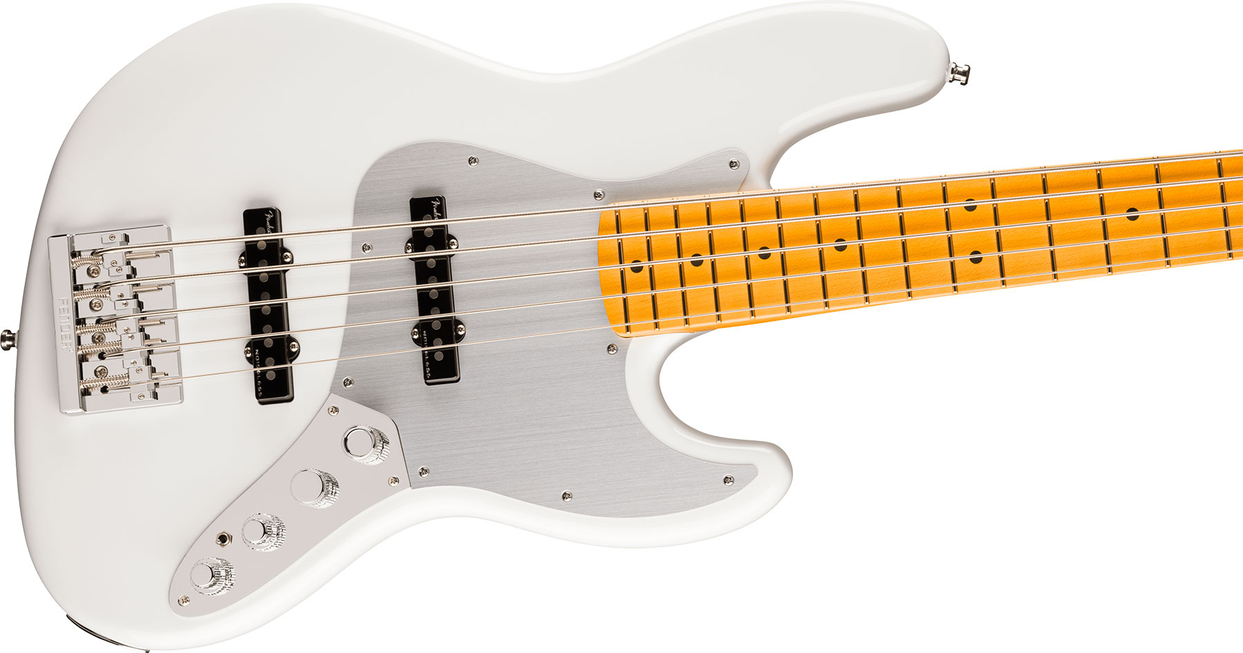 Fender Jazz Bass V American Ultra Ii Usa 5c Active Mn - Avalanche - Basse Électrique Solid Body - Variation 2