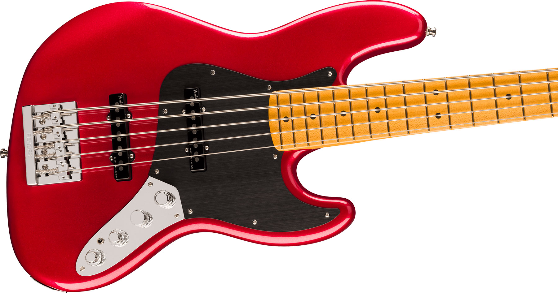 Fender Jazz Bass V American Ultra Ii Usa 5c Active Mn - Sinister Red - Basse Électrique Solid Body - Variation 2