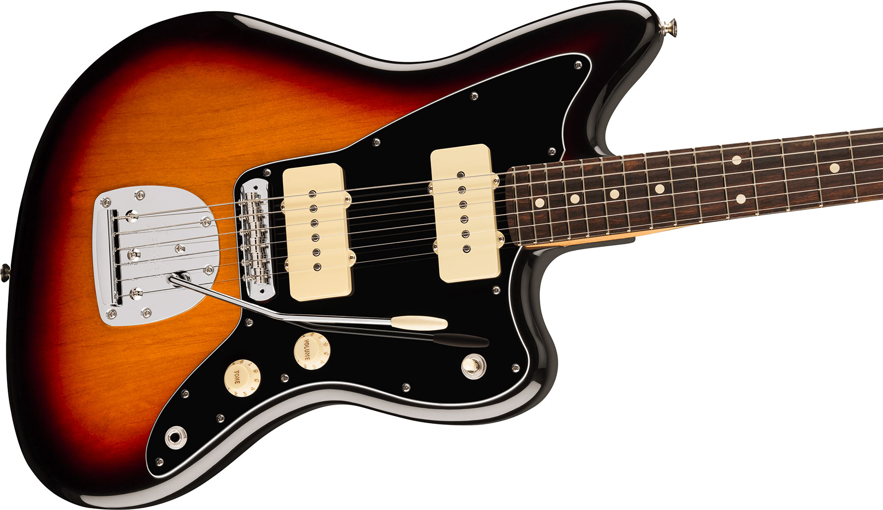 Fender Jazzmaster Player Ii Mex 2s Trem Rw - 3-color Sunburst - Guitare Électrique RÉtro Rock - Variation 2