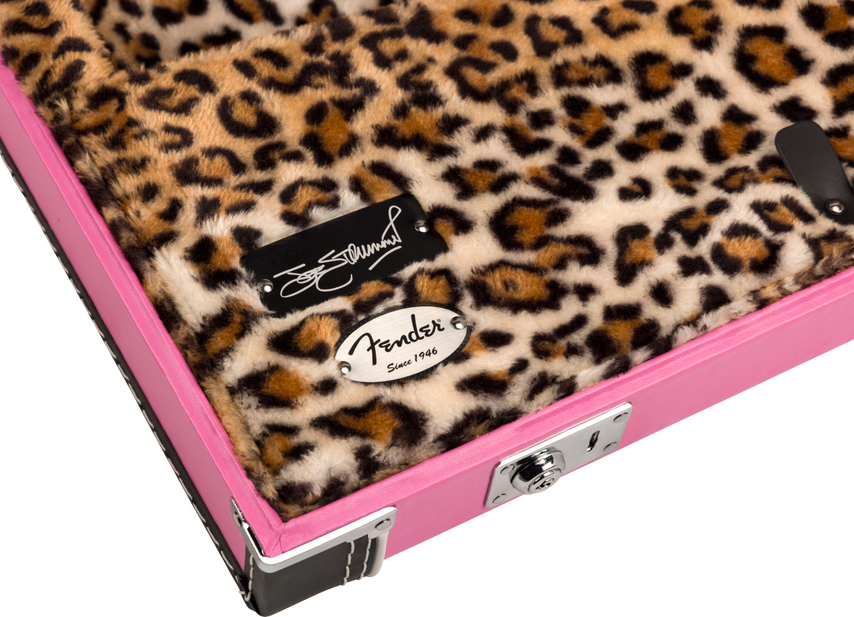 Fender Joe Strummer Strat/tele Electric Guitar Case Pink Leopard - Etui Guitare Électrique - Variation 3