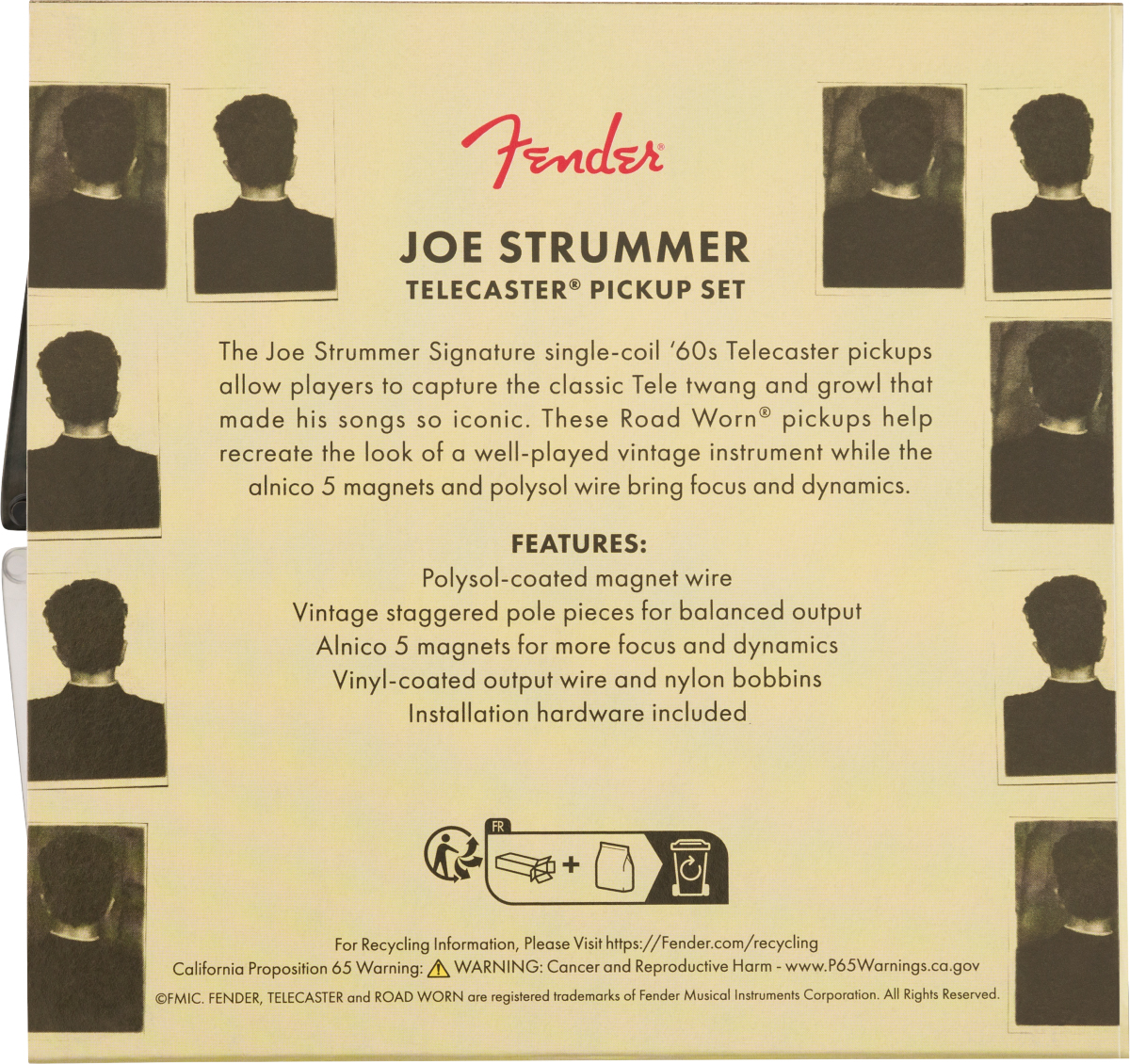 Fender Joe Strummer Tele Pickup Set Signature 2s - Micro Guitare Electrique - Variation 1