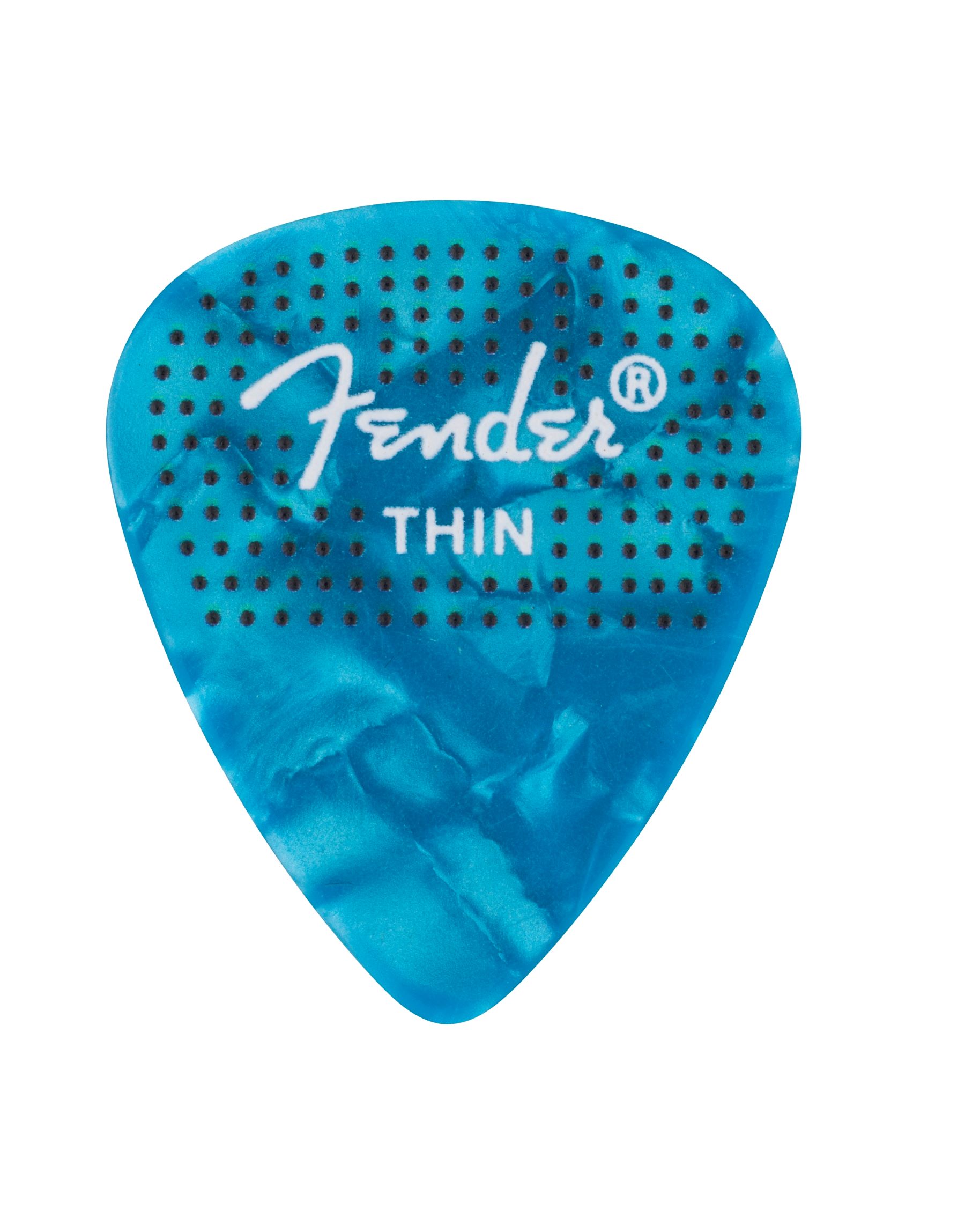 Fender Mediators 351 CelluloÏde À Points (12pk) Mince - MÉdiator & Onglet - Variation 3