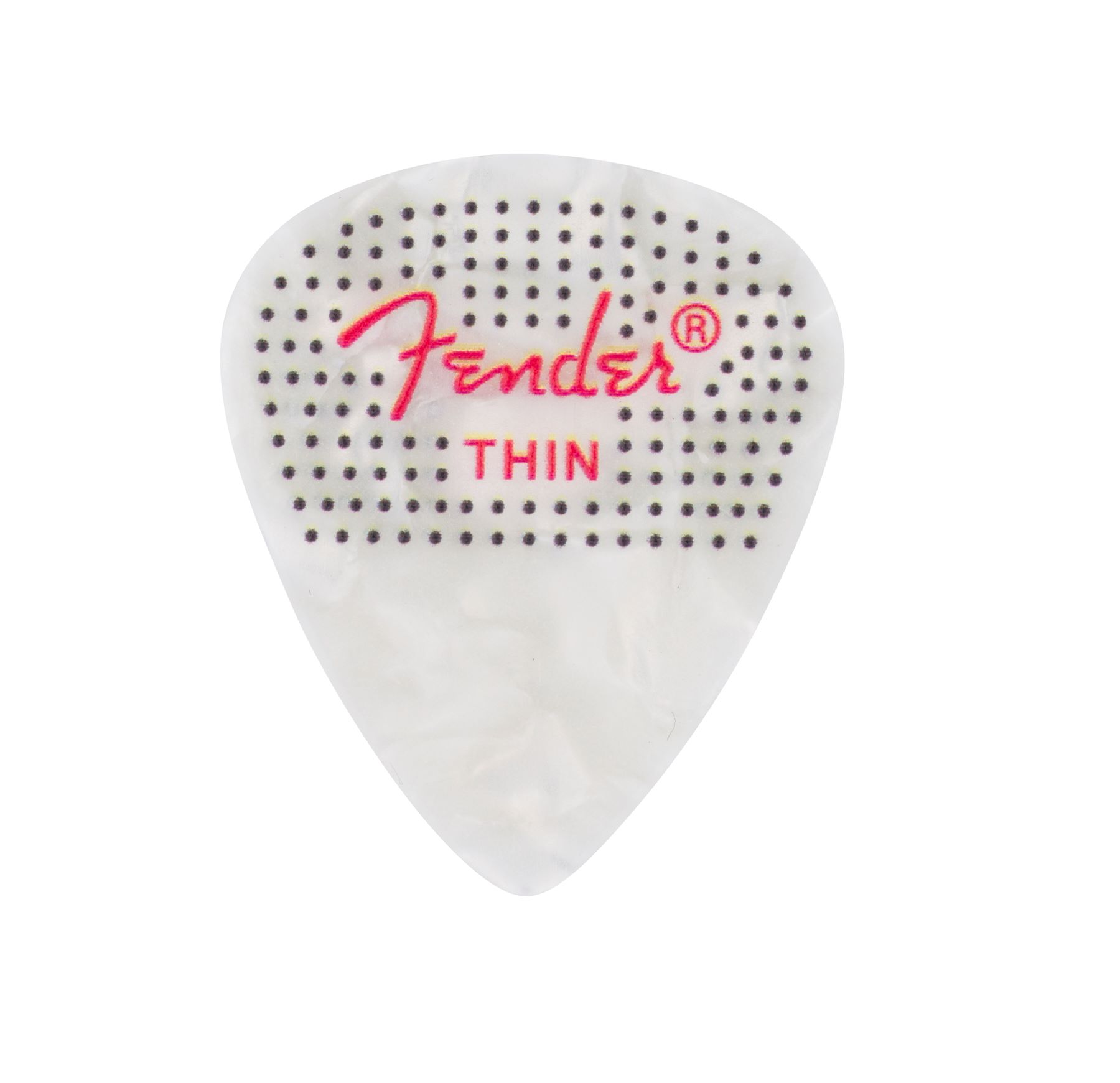 Fender Mediators 351 CelluloÏde À Points (12pk) Mince - MÉdiator & Onglet - Variation 5