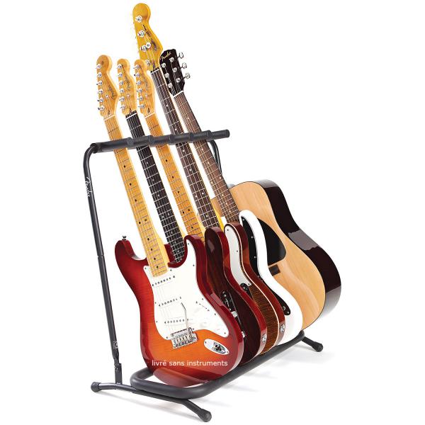 Multi Folding 5 Guitar Stand Stand & support guitare & basse Fender