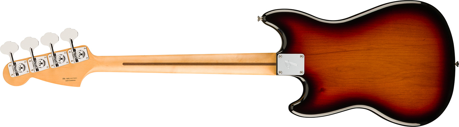 Fender Mustang Bass Pj Player Ii Mex Mn - 3-color Sunburst - Basse Électrique Solid Body - Variation 1