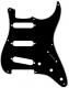 Pickguard Stratocaster SSS '50s Vintage 8-Hole - Black