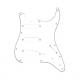 11-Hole '60s Vintage-Style Stratocaster SSS Pickguards - White