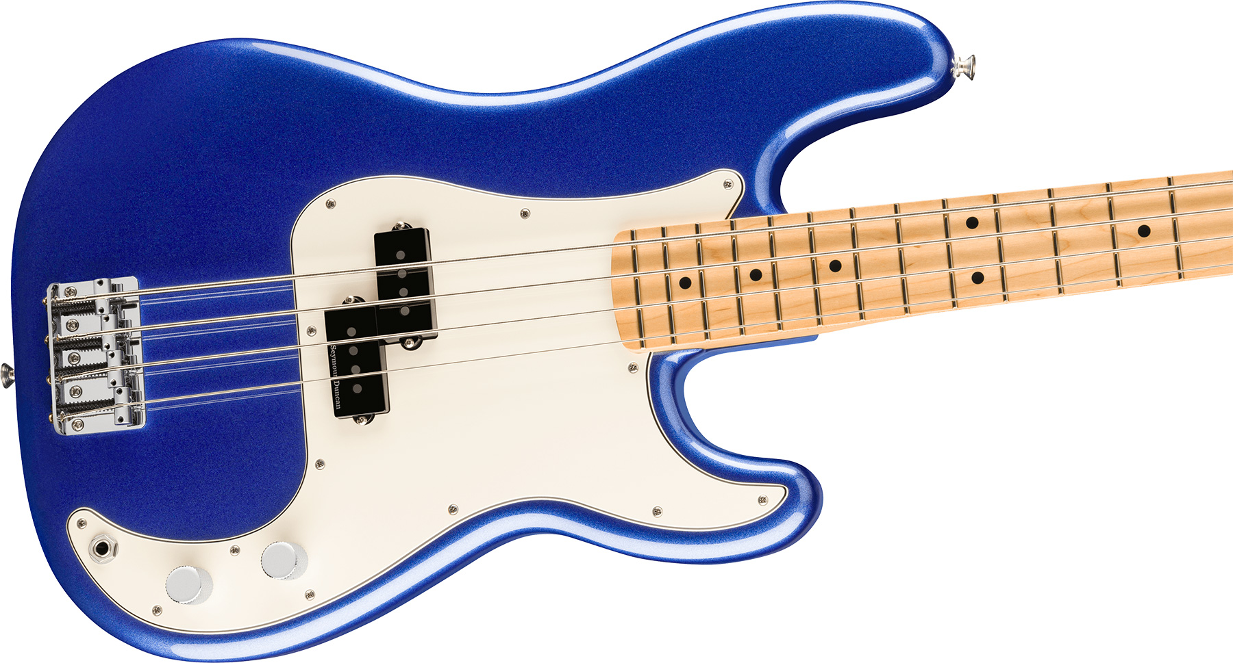 Fender Player Precision Bass Ltd Mex Seymour Duncan Mn - Daytona Blue - Basse Électrique Solid Body - Variation 2