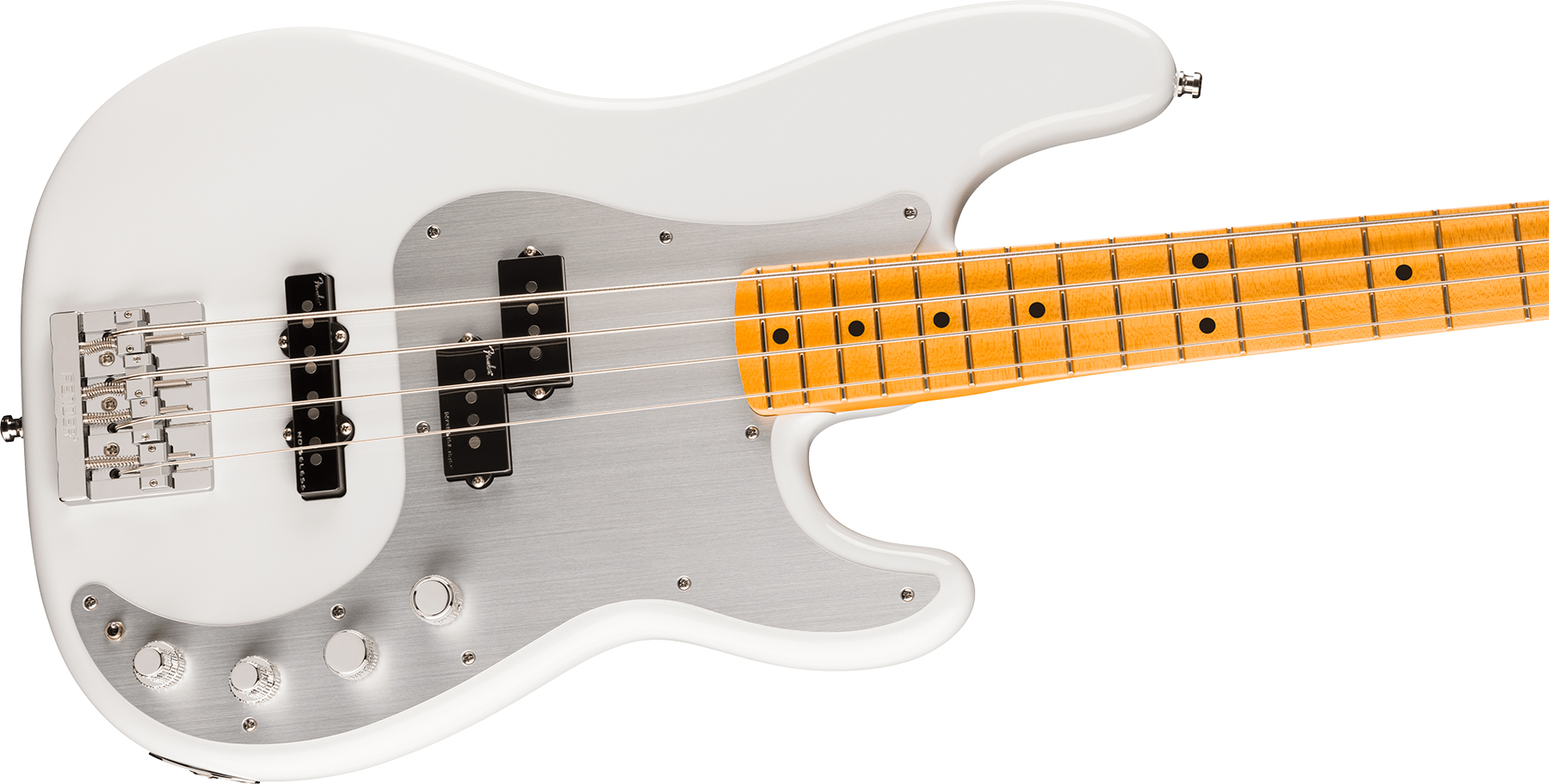 Fender Precision Bass American Ultra Ii Usa Active Mn - Avalanche - Basse Électrique Solid Body - Variation 2