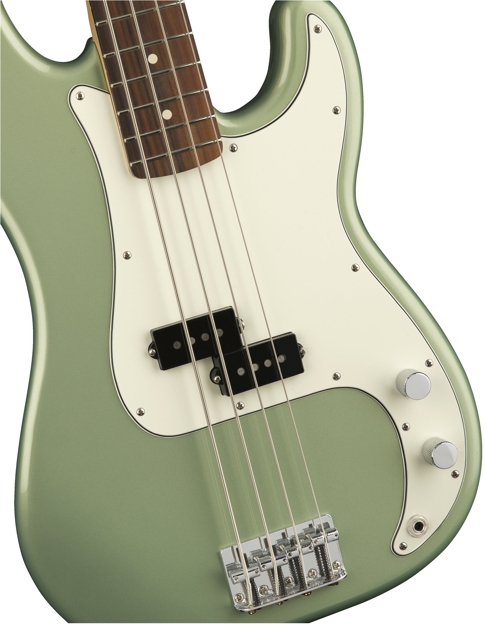 Fender Precision Bass Player Mex Pf - Sage Green Metallic - Basse Électrique Solid Body - Variation 2